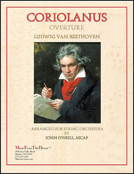Coriolanus Overture Orchestra sheet music cover Thumbnail